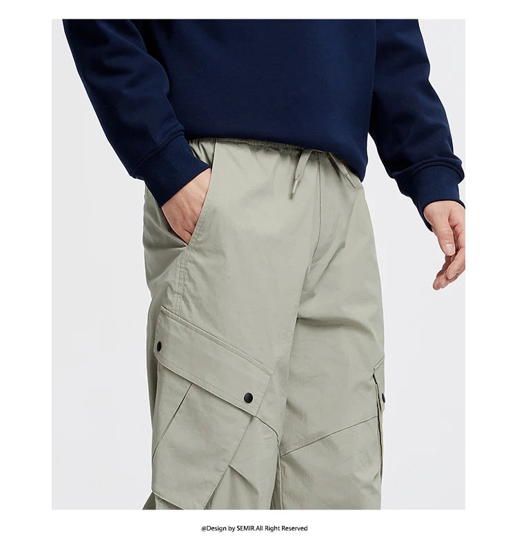 Loose Straight Leg Workwear Trousers - Outdoor Trendy Autumn Pants