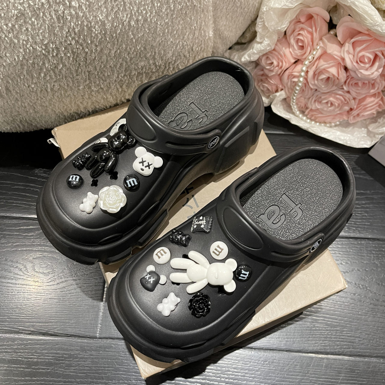 Unisex Waterproof Platform Crocs Sandals