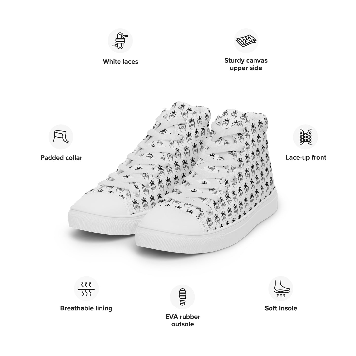 Men’s High Top Canvas Shoes