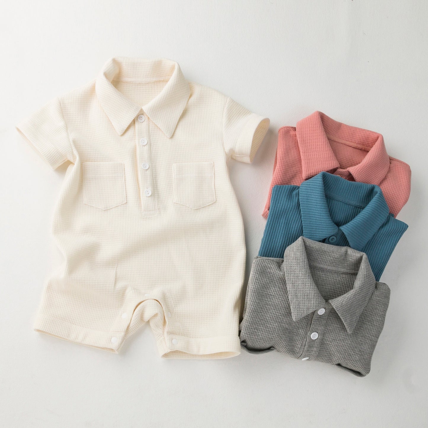 Baby Short Sleeve Bodysuit Jumpsuit