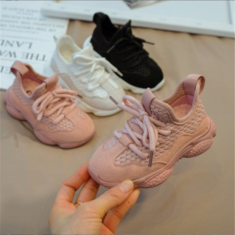 Children's Unisex Mesh Breathable Sneakers Shoes 21-30