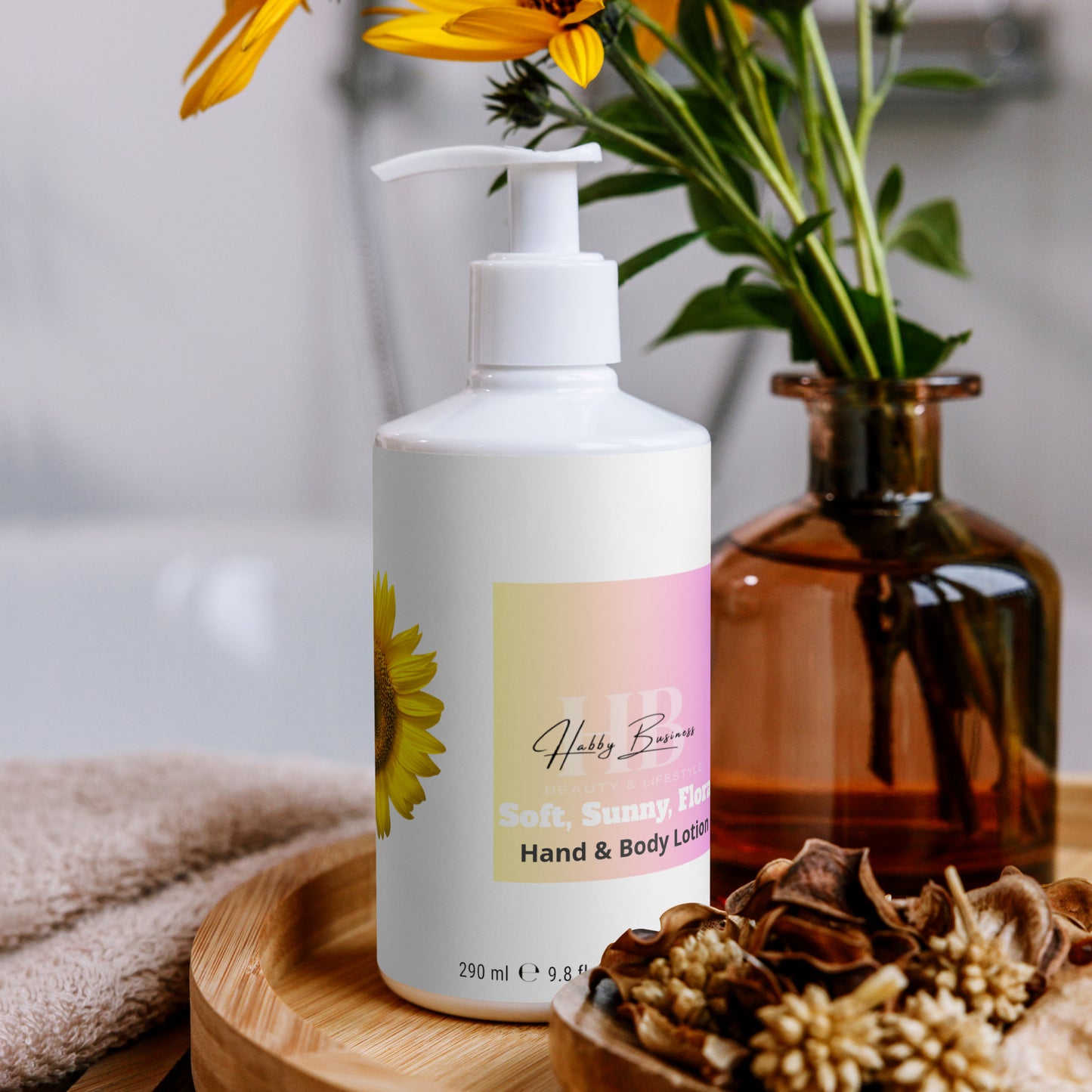 Soft Sunny Floral Hand & Body Lotion