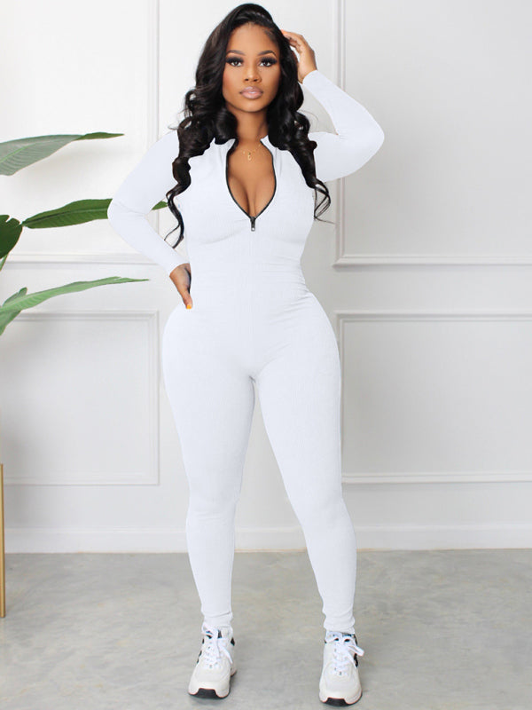 Striped bodycon jumpsuit top