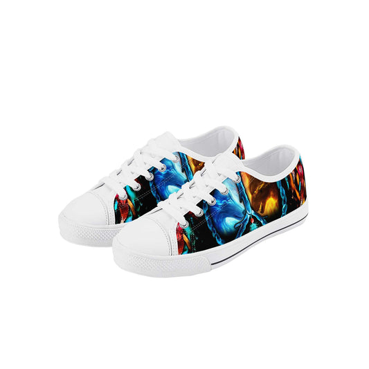 Kids Low Top Canvas Shoes