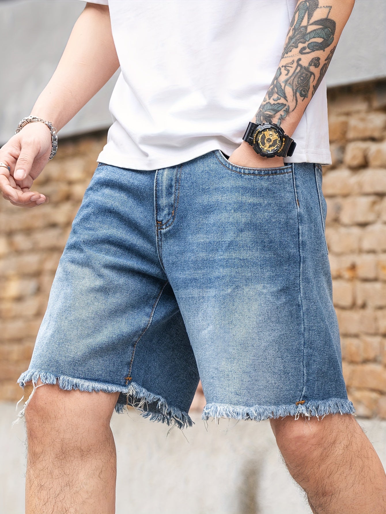 Men's Summer Casual Denim Shorts