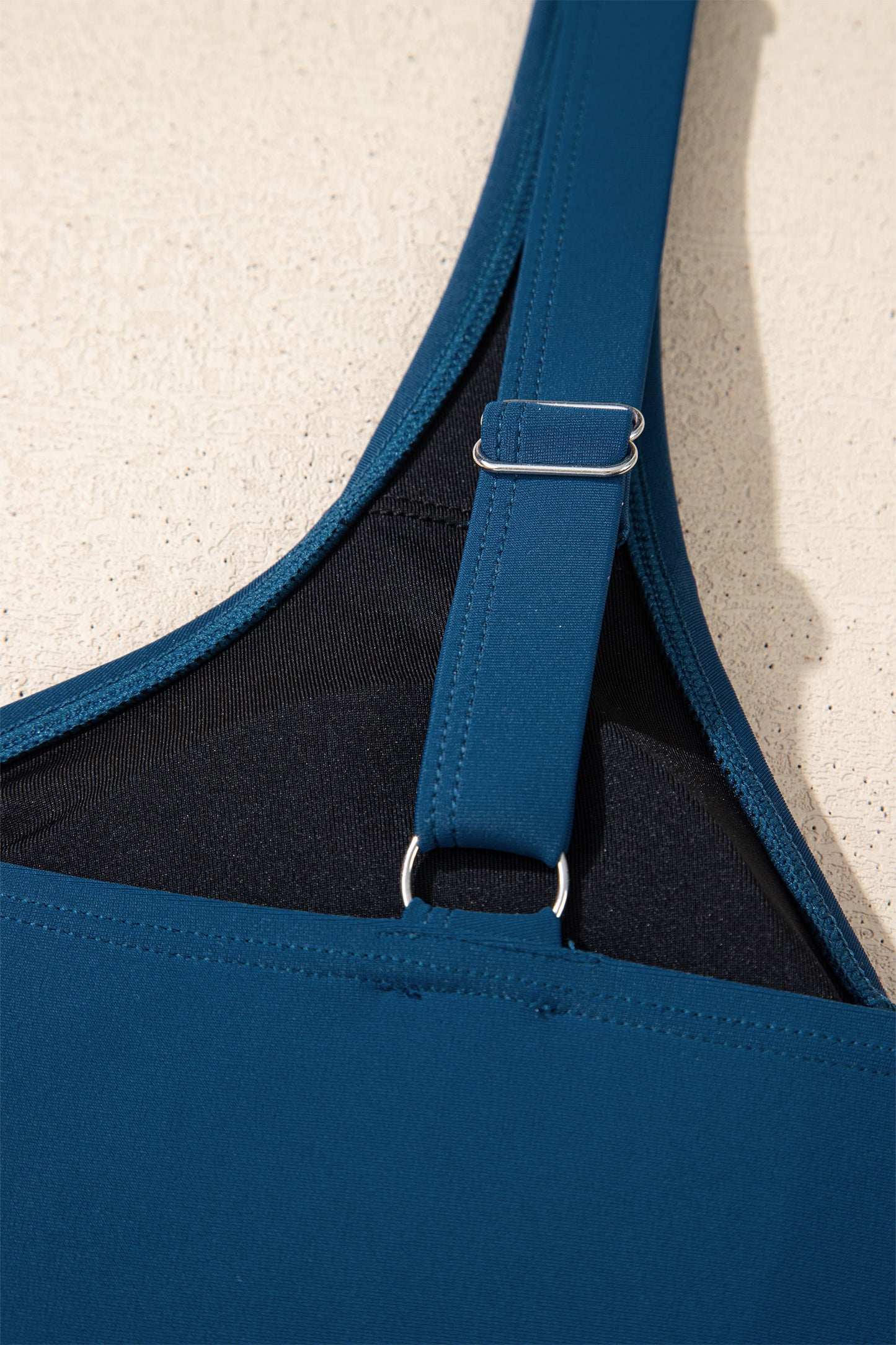 Color Block Patchwork Bow Knot Detail Sleeveless Swim Dress