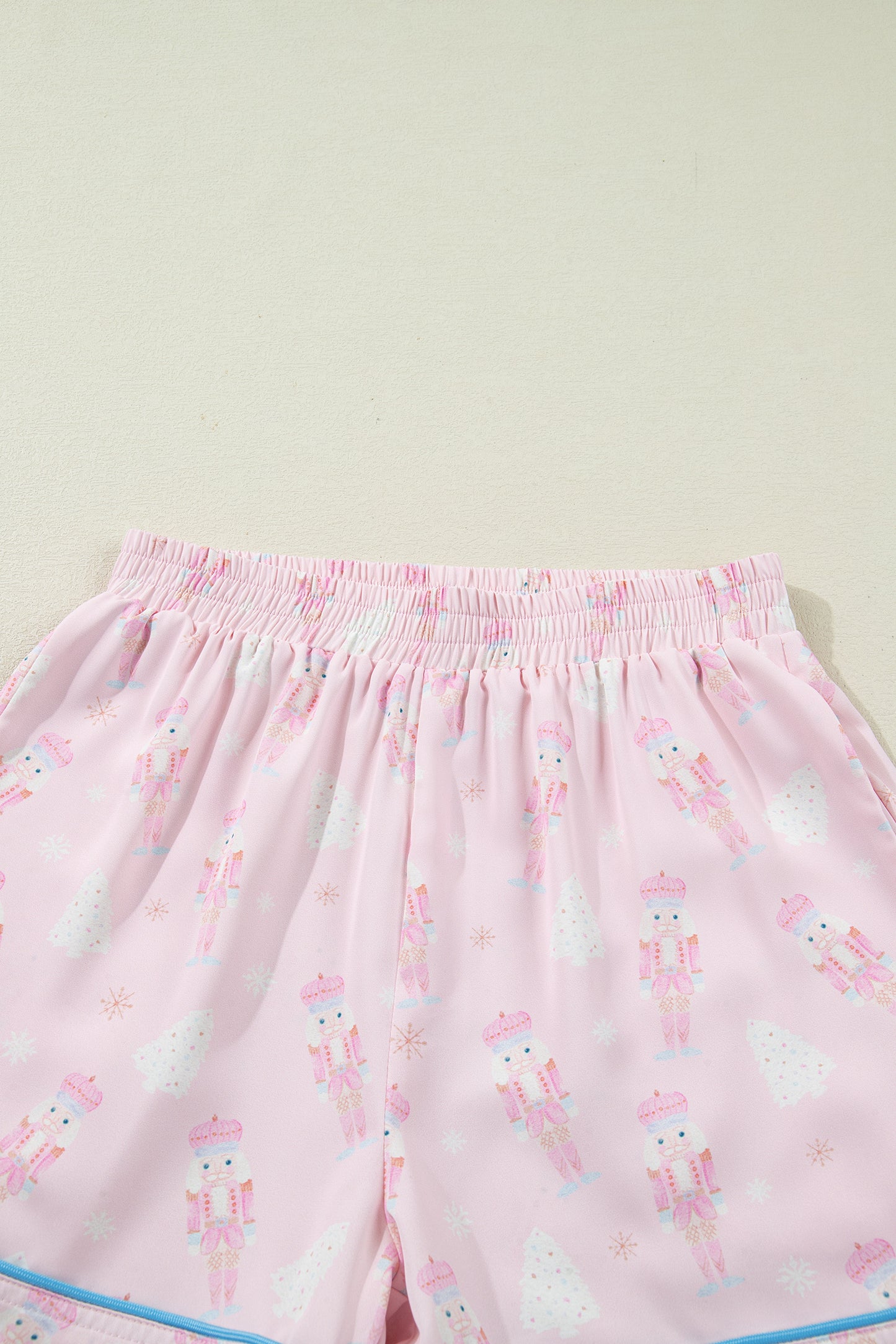 Bow Tie Front Christmas Nutcracker Pajama Set