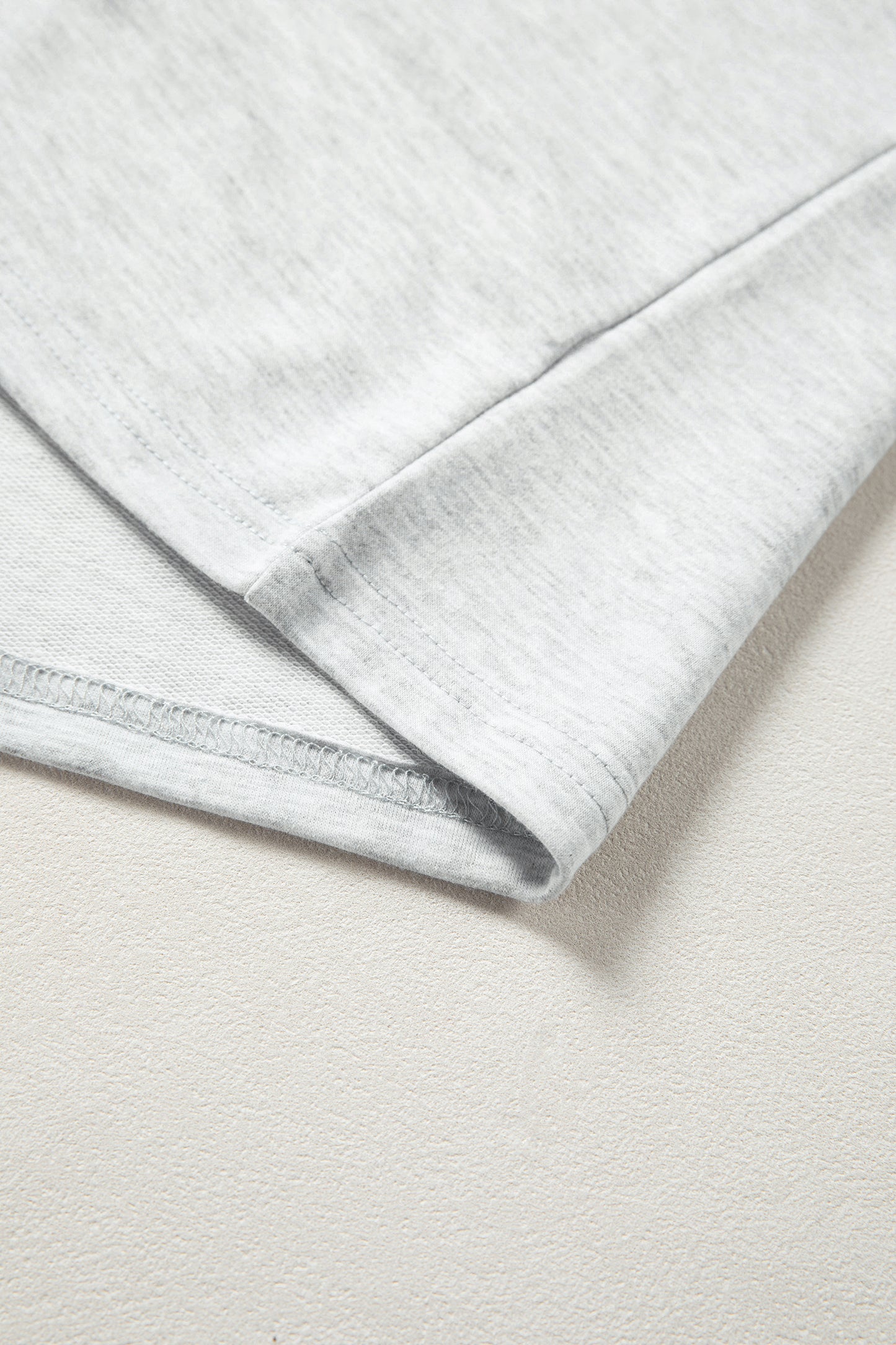 Light Grey Mixed Print Raglan Sleeve Patchwork Pullover Top