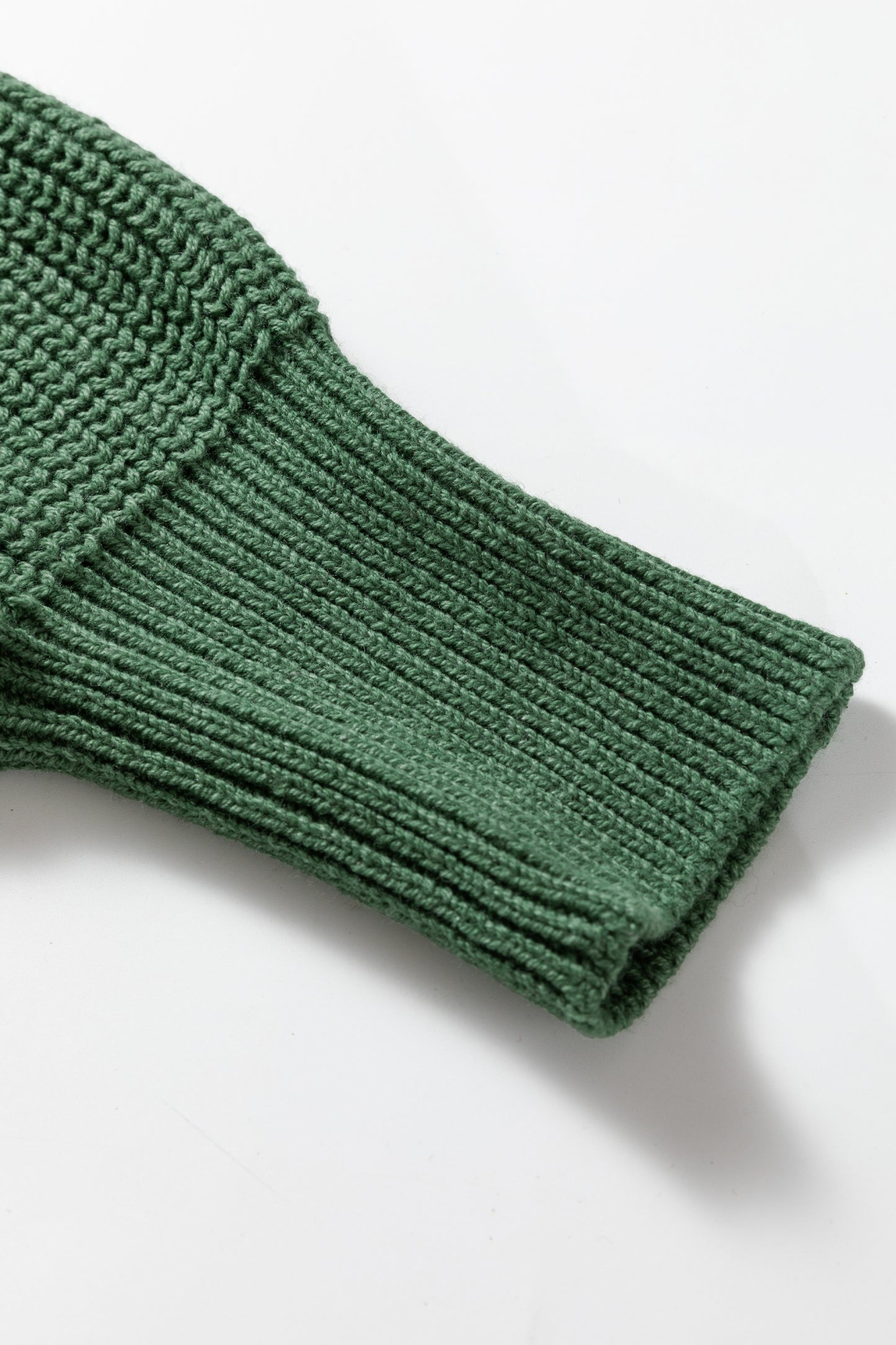 Mist Green Lantern Sleeve Empire Waist Short Sweater Dress