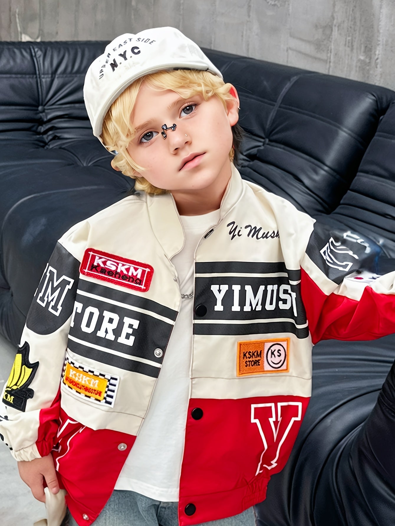 Boy's Varsity Bomber Jacket