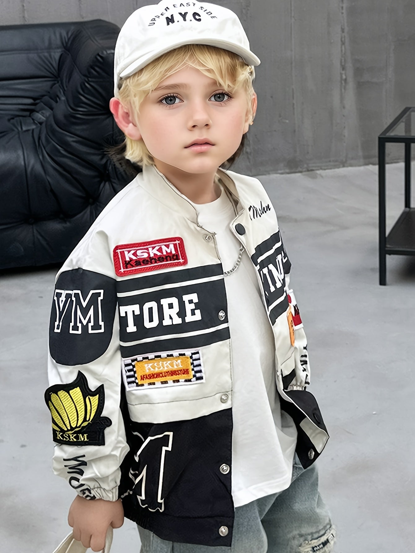 Boy's Varsity Bomber Jacket