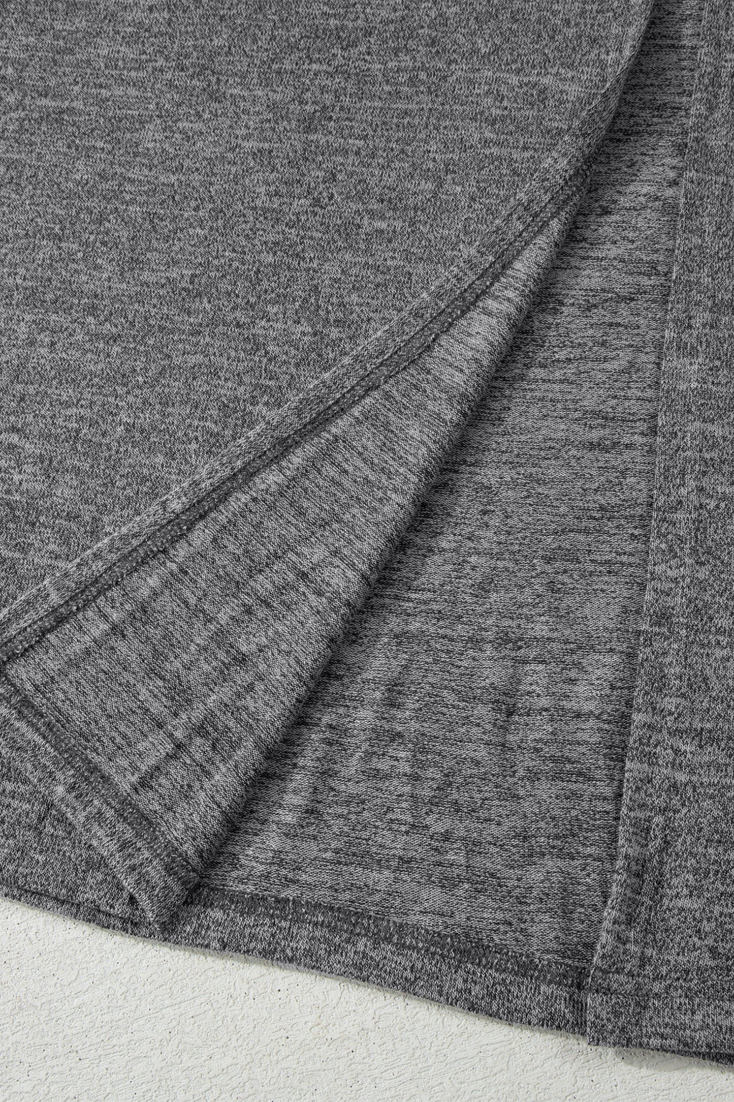 3-Piece V-Neck Lounge Set - Ribbon Knot Pants & Open Duster