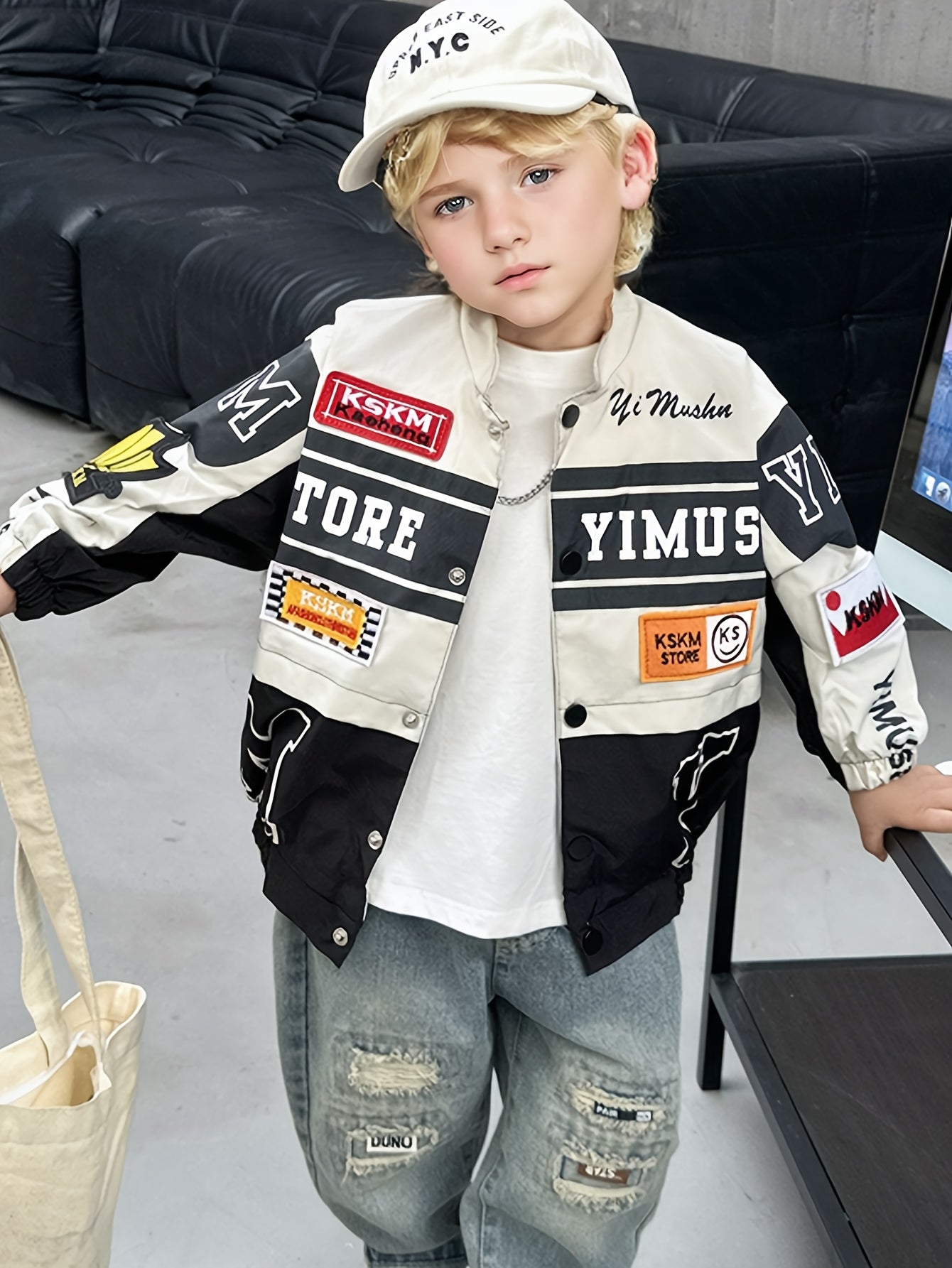 Boy's Varsity Bomber Jacket