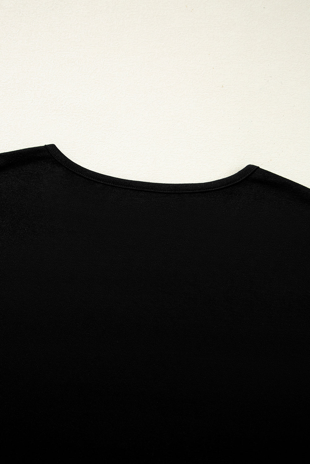 Floral Mesh Patchwork Loose V Neck Plus Size T Shirt