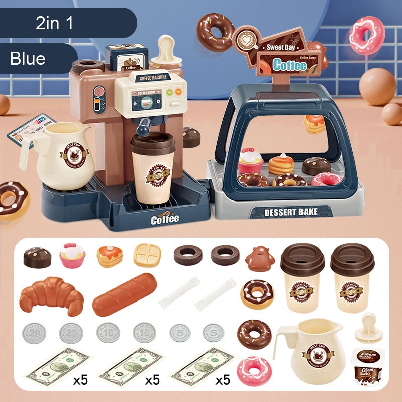 Children's, Kids Coffee Machine Toy Set