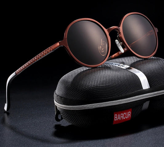 Hot Black Round Sunglasses - Retro Vintage UV400 Eyewear for Men & Women