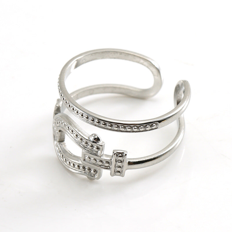 Retro style Silver Ring