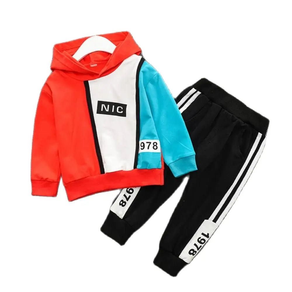 Boy's Sport Tracksuit 2Pcs Outfit