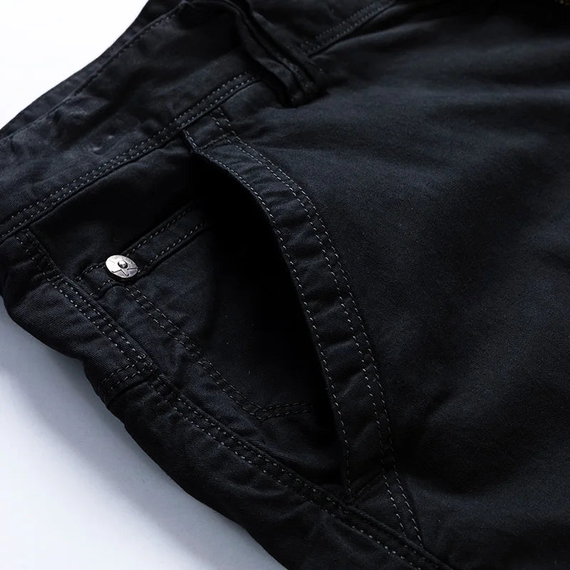 Men's Cargo Military Cargo Pocket Tactical Shorts No Belt