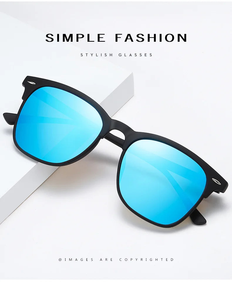 Unisex Polarized  Classic Vintage  Anti-Reflective Mirror Sunglasses UV400