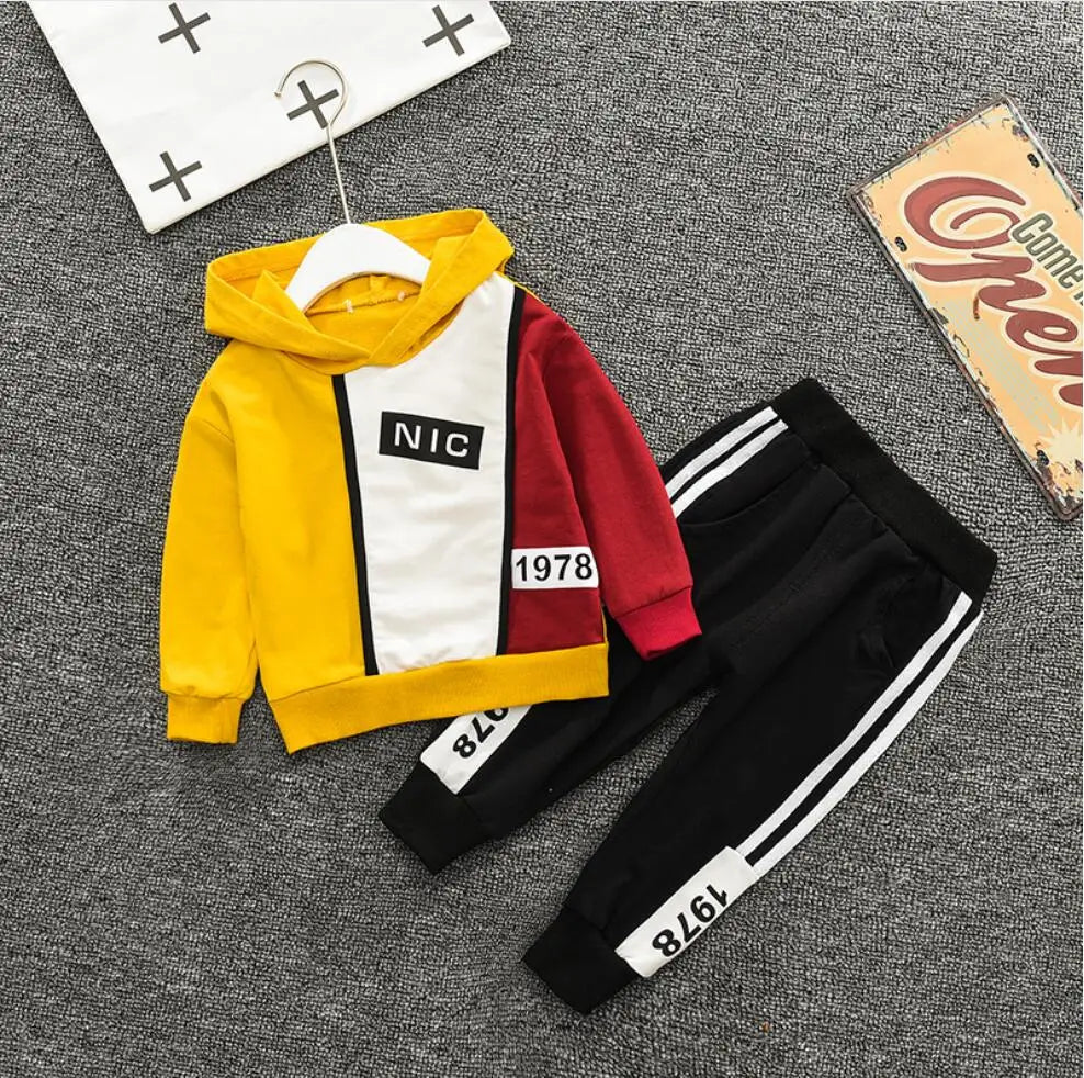 Boy's Sport Tracksuit 2Pcs Outfit