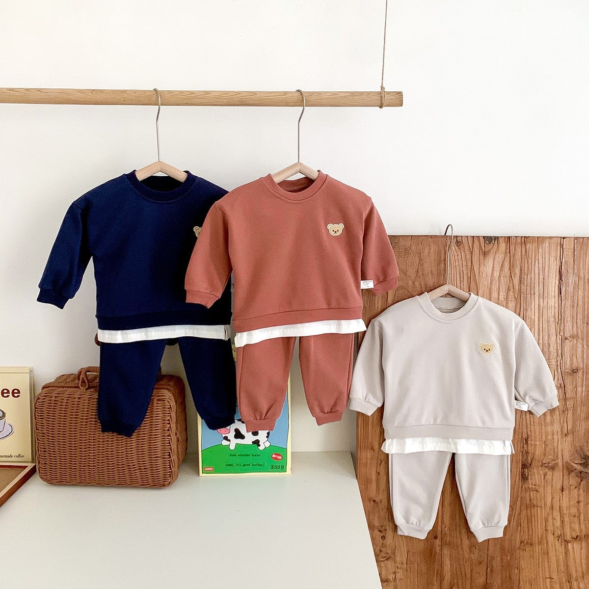 Toddler, Baby Boy Tracksuit 2pcs Outfit Set