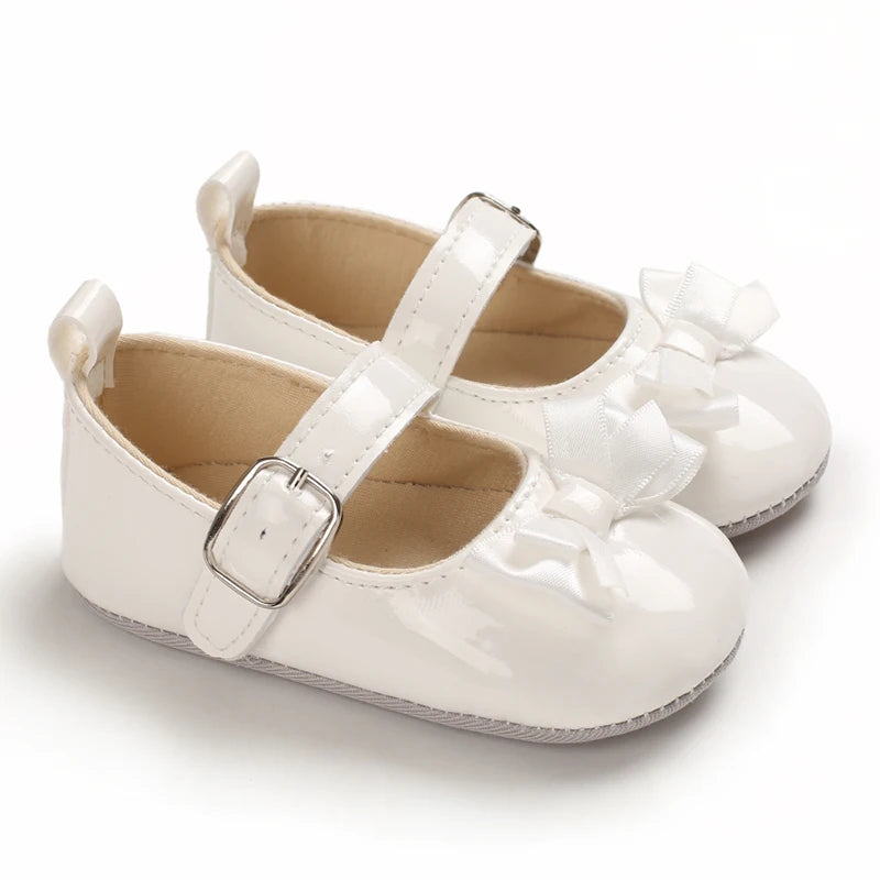 Infant Kids Girls Bowknot Footwear Walking Shoes Outfits 0-18M
