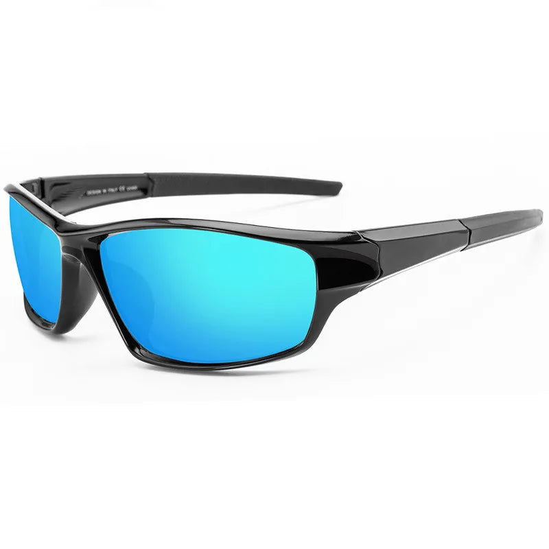 Square Polarized Cycling Sunglasses - Gradient Mirror UV400 for Women & Men