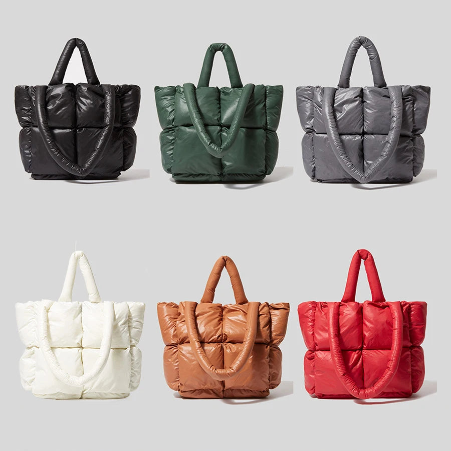 Women's Padded Tote Handbag