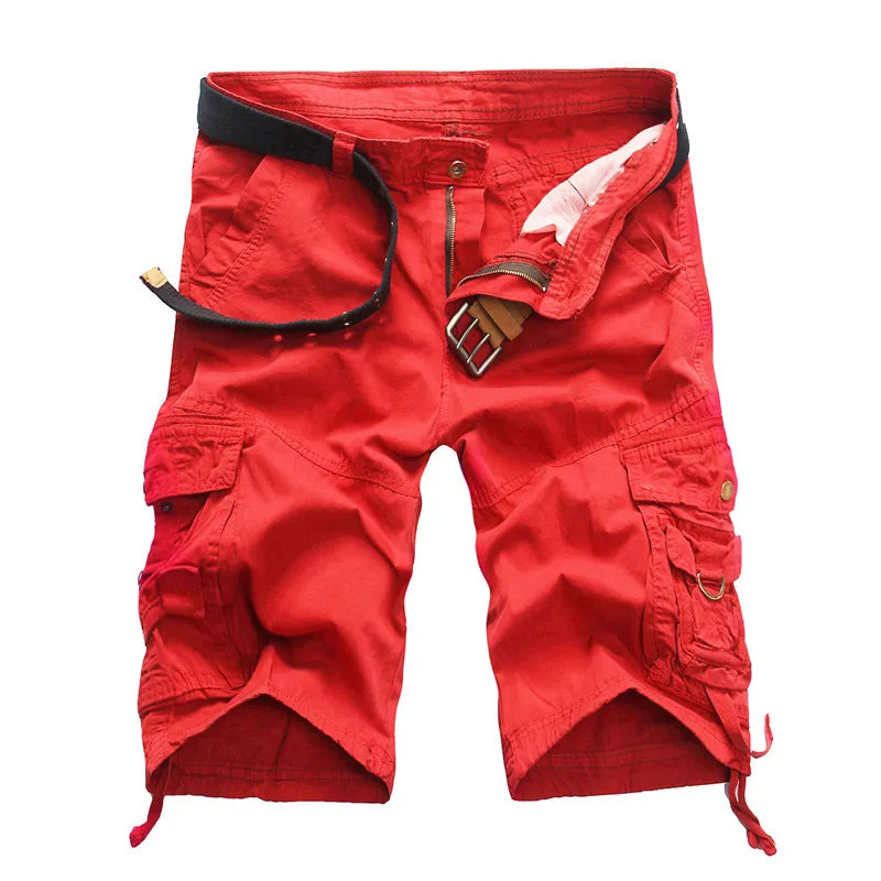 Men's Camouflage Cotton Cargo Shorts