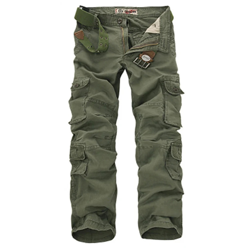 Men's Military Cargo Multi Pockets Trousers (no Belt)