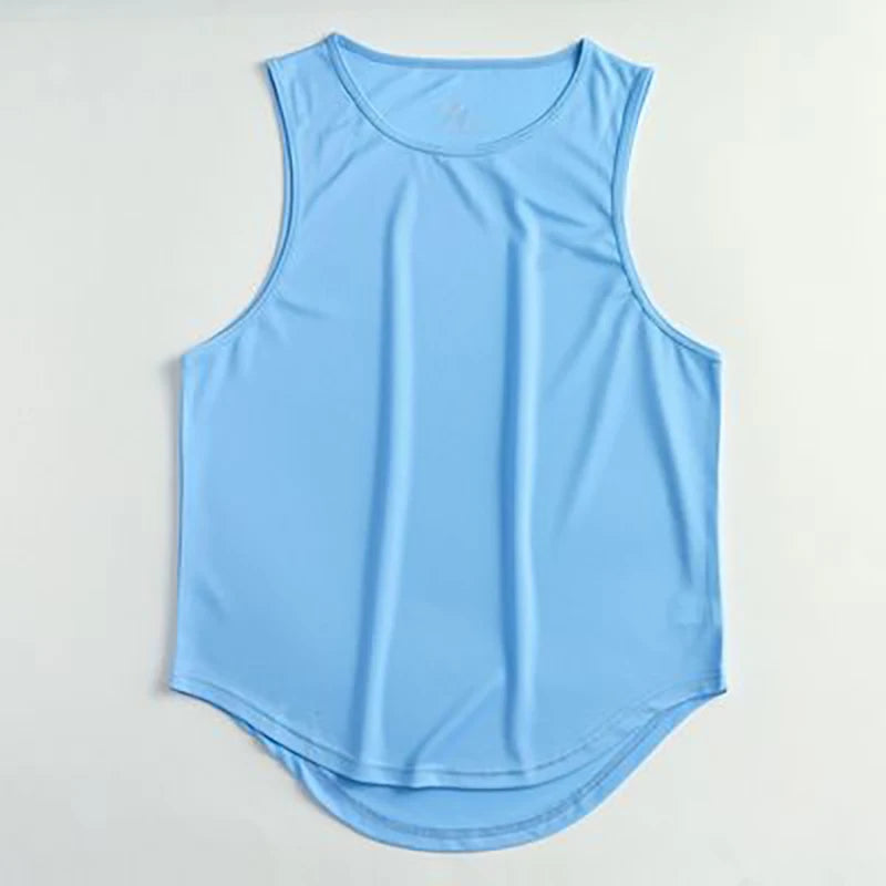 Men's Gym Running Fitness Sports Bodybuilding Sleeveless  Training Workout Vest Tank Top