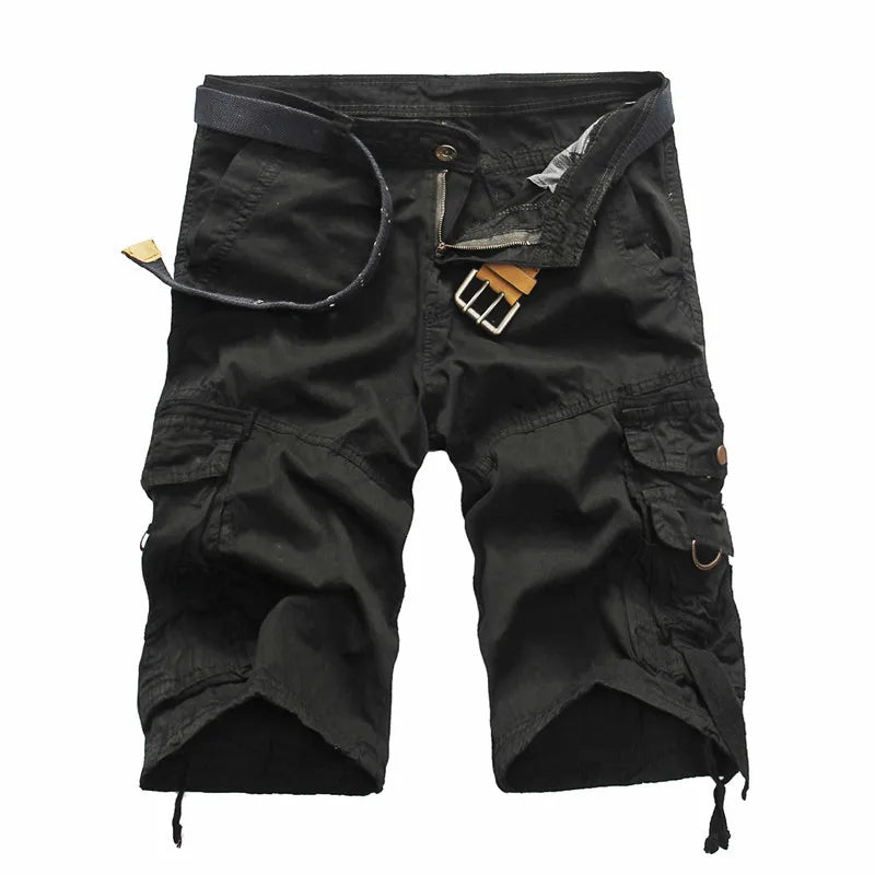 Men's Camouflage Cotton Cargo Shorts