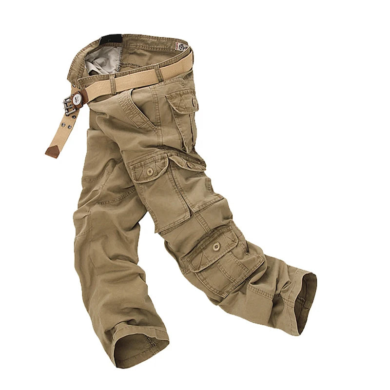 Men's Military Cargo Multi Pockets Trousers (no Belt)