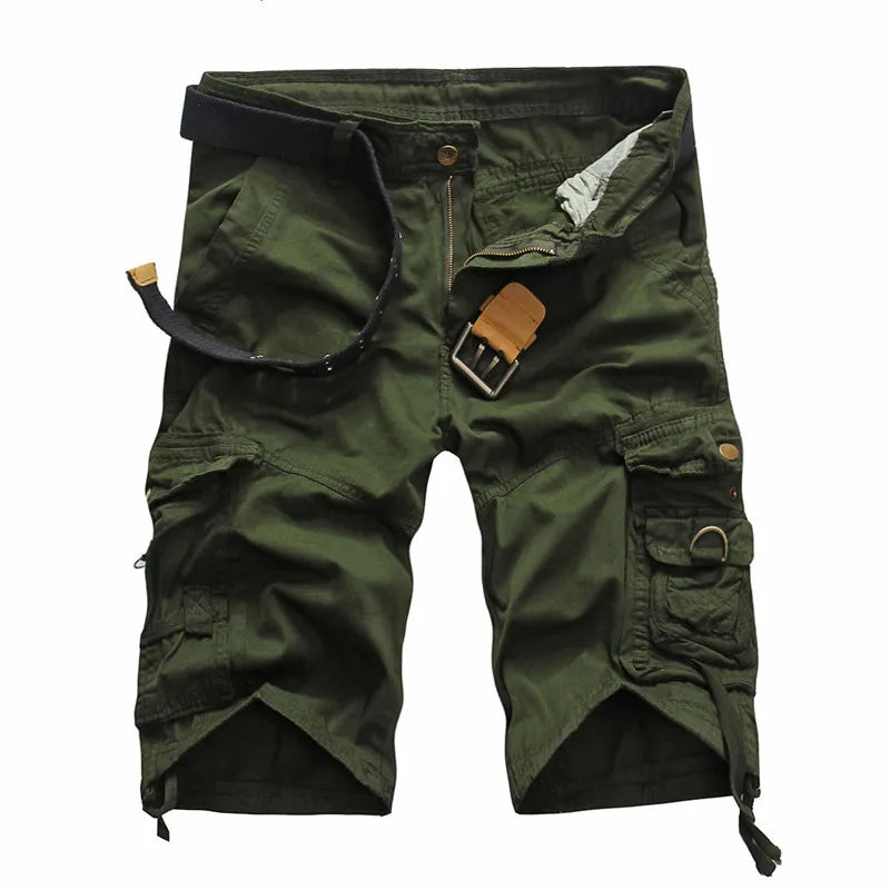 Men's Camouflage Cotton Cargo Shorts
