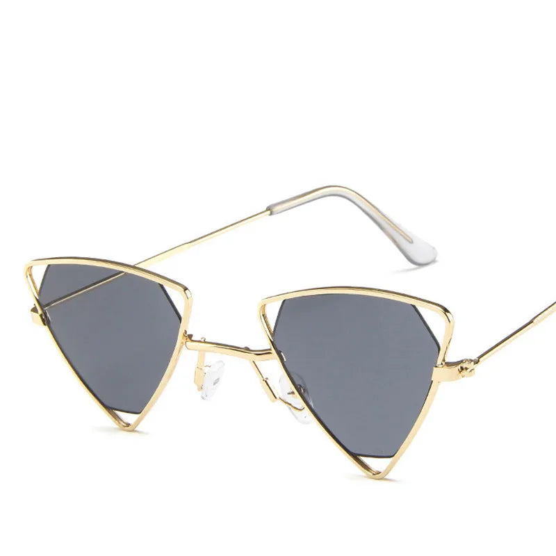 Unisex Retro Alloy Triangle Punk Sunglasses