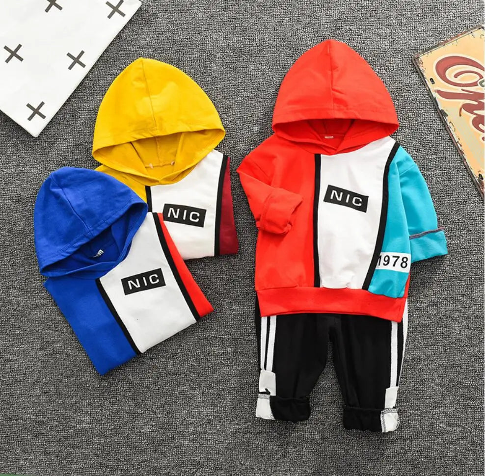 Boy's Sport Tracksuit 2Pcs Outfit