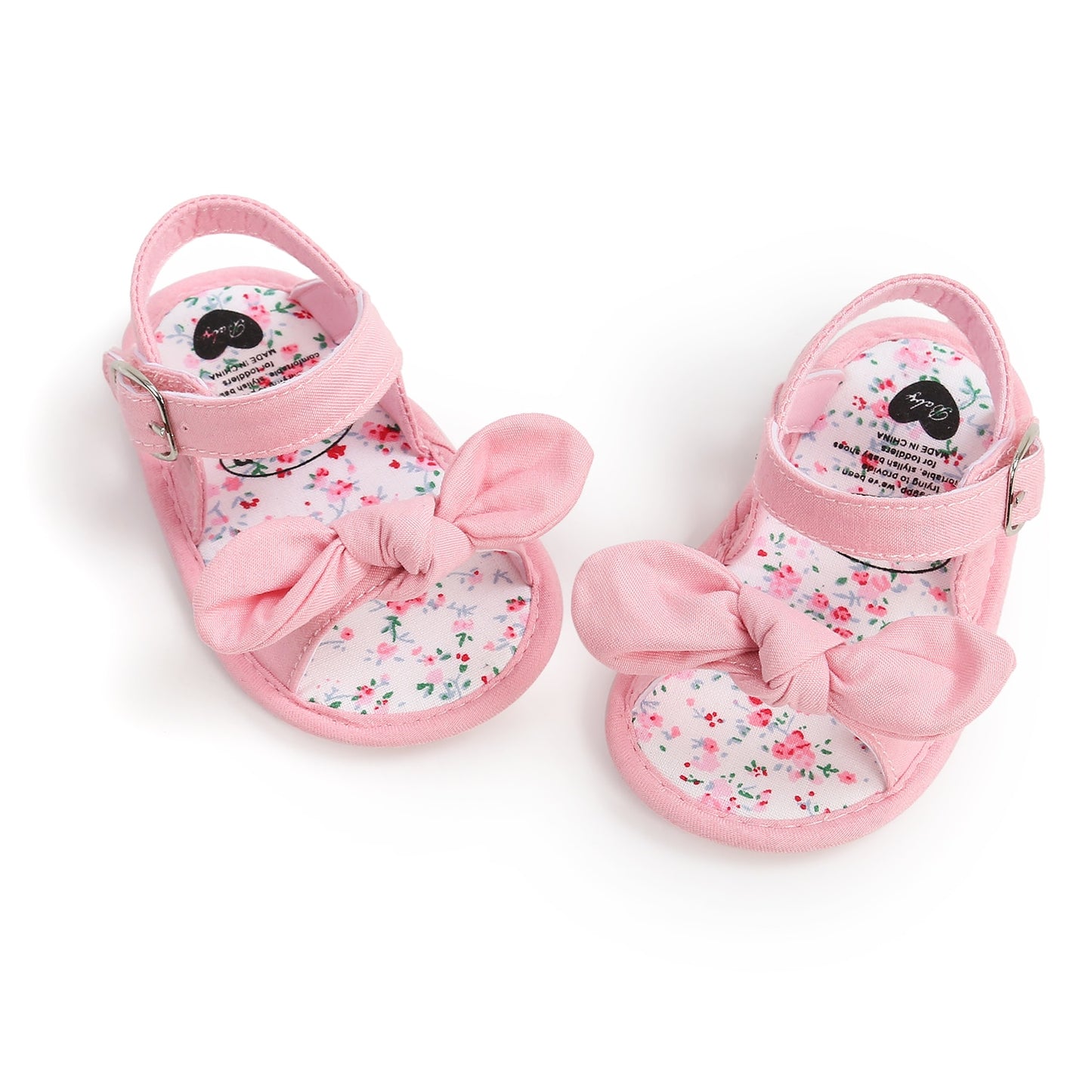 0-18M Girl's Baby Toddler  PU Non-slip Bowknot Sandals