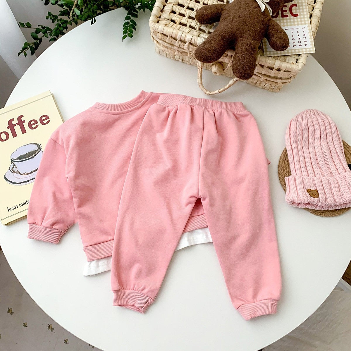 Toddler, Baby Boy Tracksuit 2pcs Outfit Set