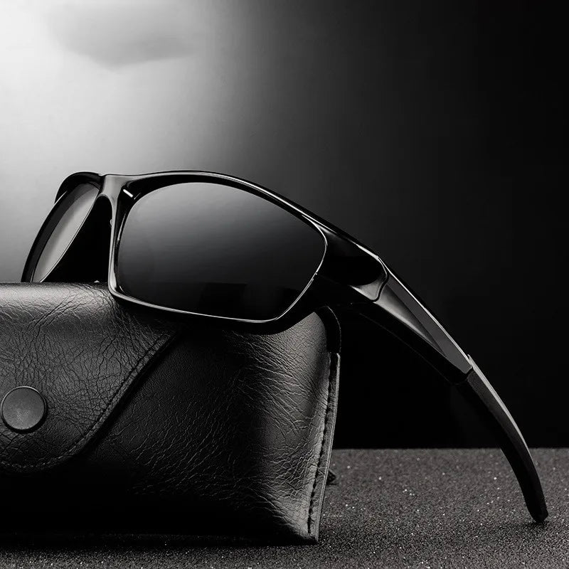 Square Polarized Cycling Sunglasses - Gradient Mirror UV400 for Women & Men