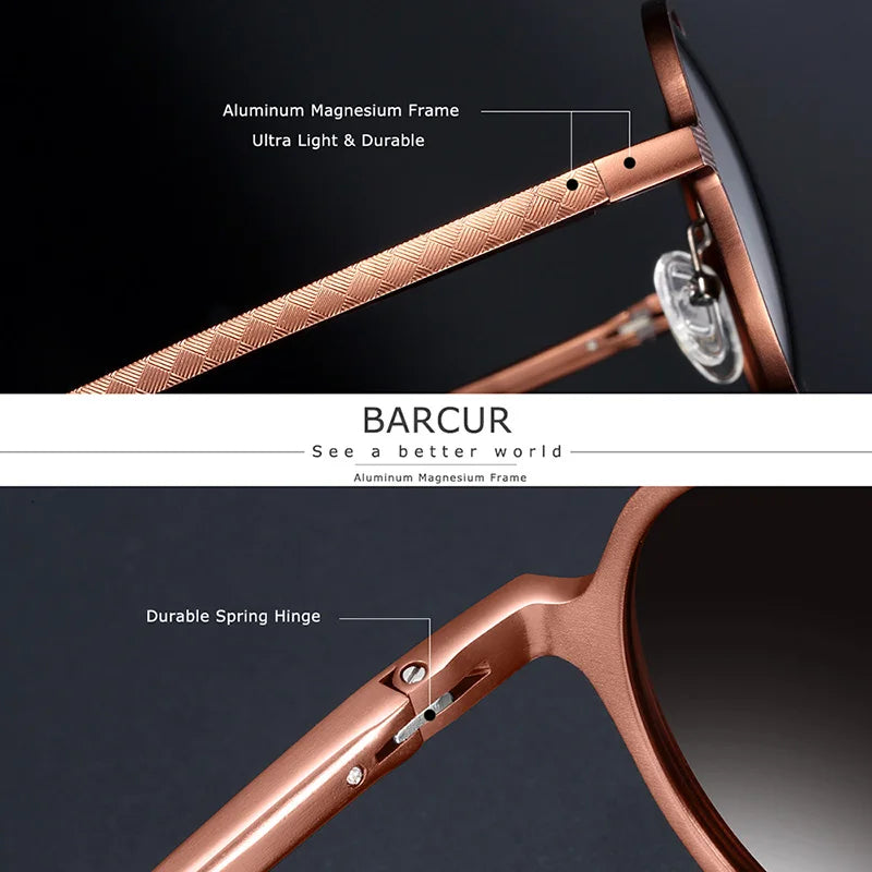 Hot Black Round Sunglasses - Retro Vintage UV400 Eyewear for Men & Women