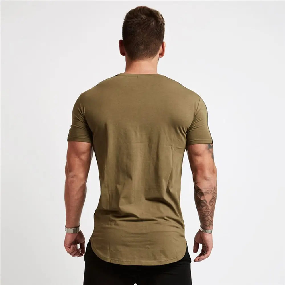 Men Sport Gym Quick Dry Fit Running, Training Fitness  Bodybuilding Workout T-shirt