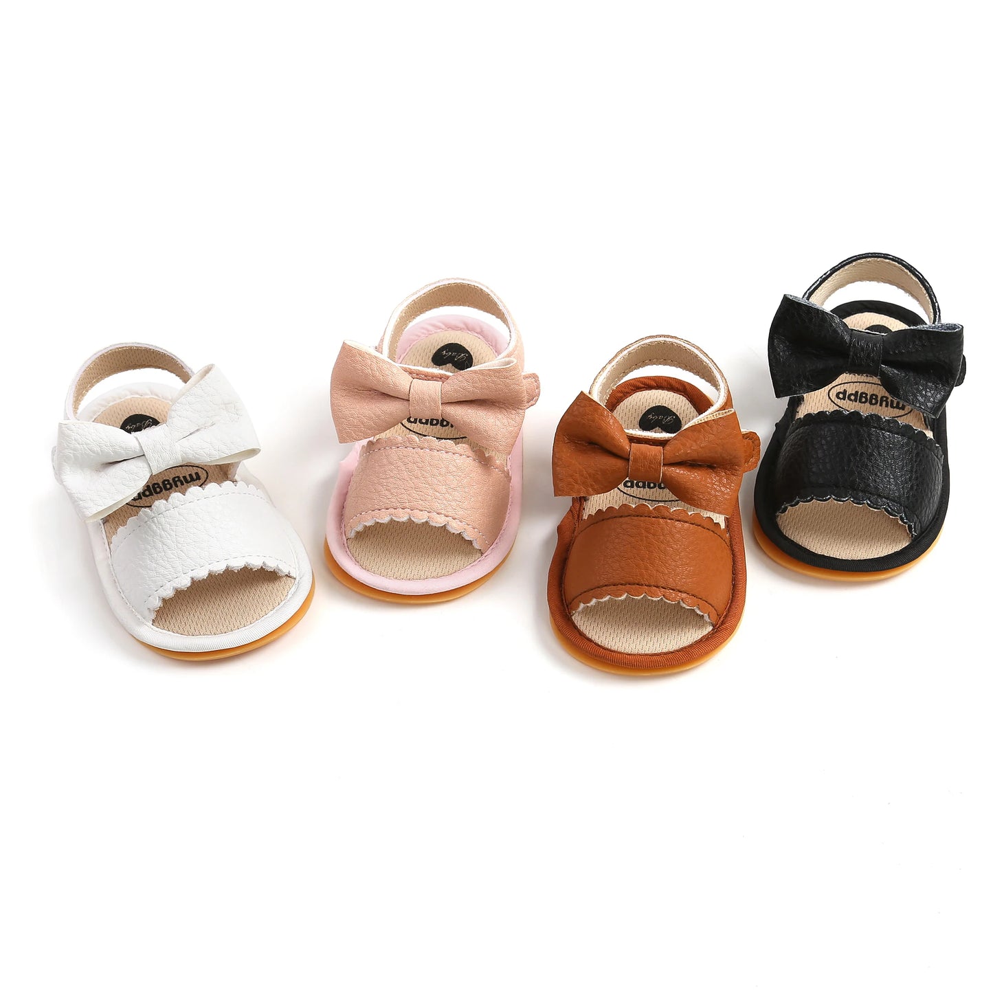 Baby Girls Boys Sandals Bowknot Walking Shoes