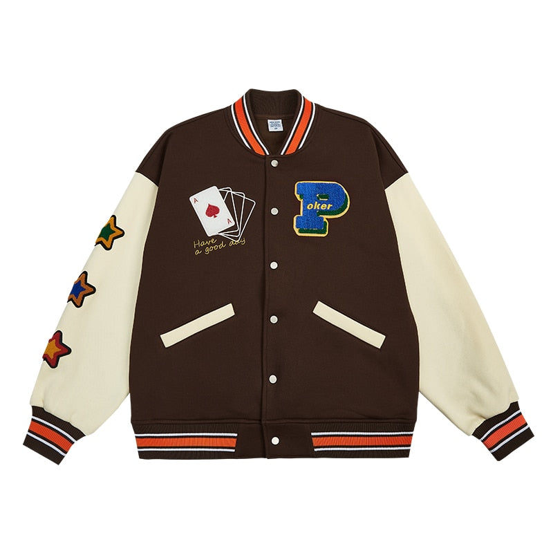 Unisex Vintage Baseball Jacket