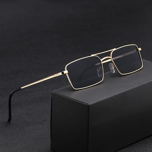 Classic Pilot Sunglasses - Vintage Metal Eyeglasses UV400 for Women & Men
