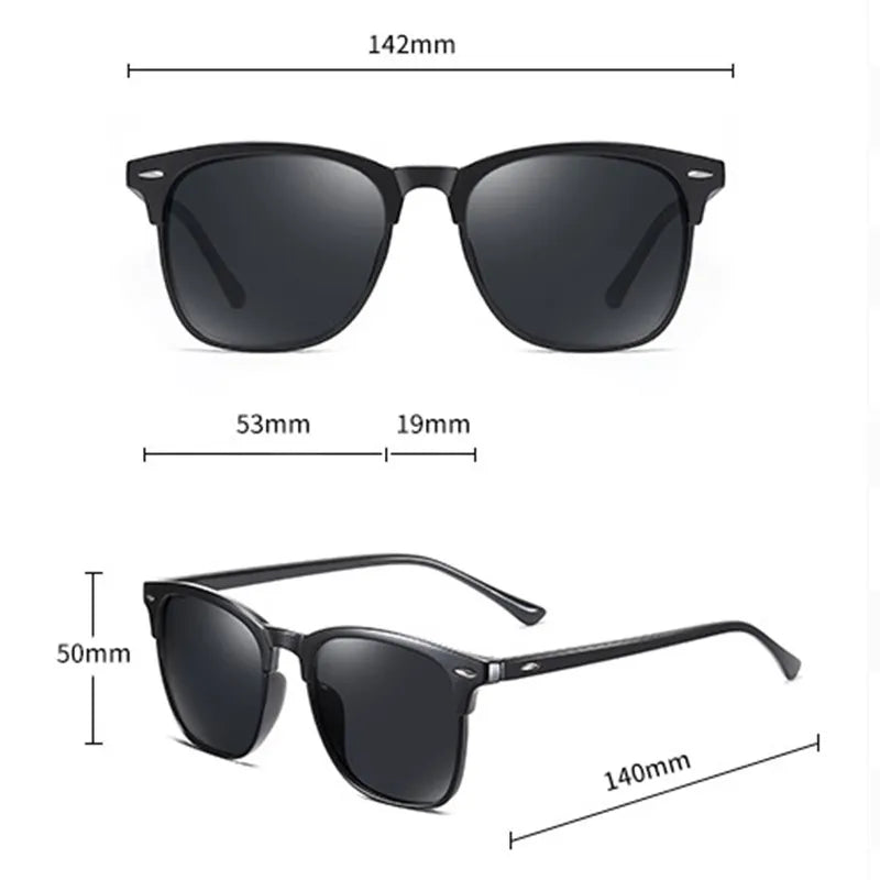 Unisex Polarized  Classic Vintage  Anti-Reflective Mirror Sunglasses UV400