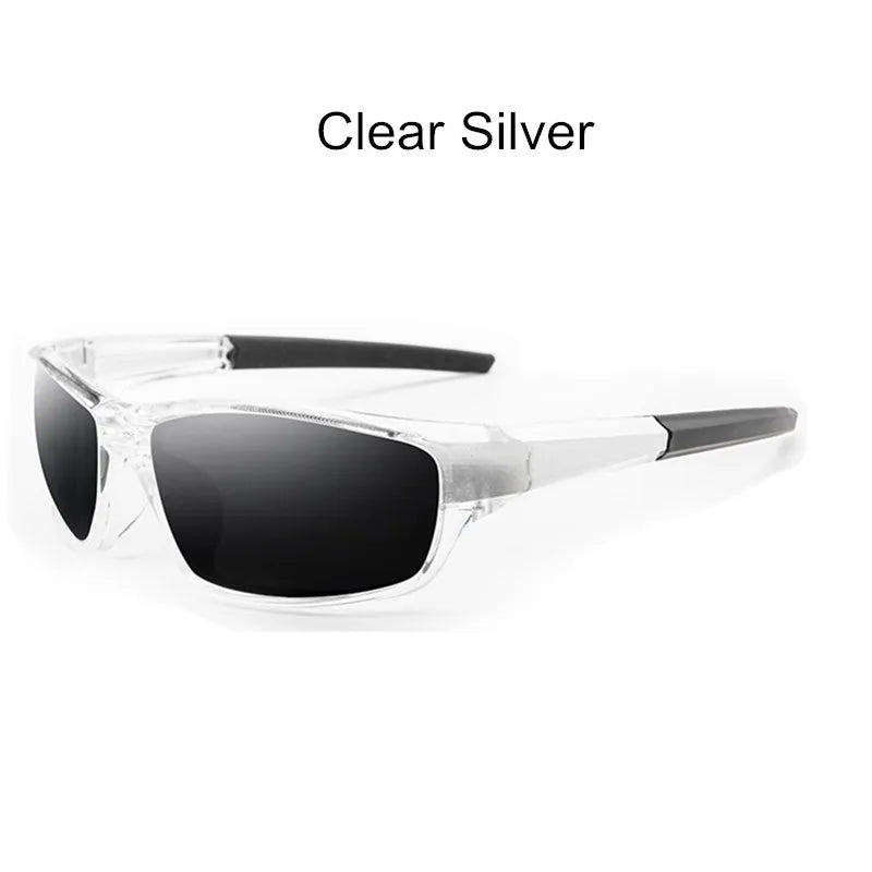 Square Polarized Cycling Sunglasses - Gradient Mirror UV400 for Women & Men