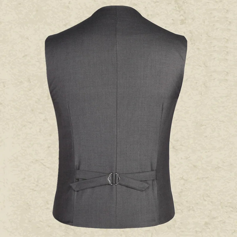 Men Slim Fit Casual Sleeveless Waistcoat