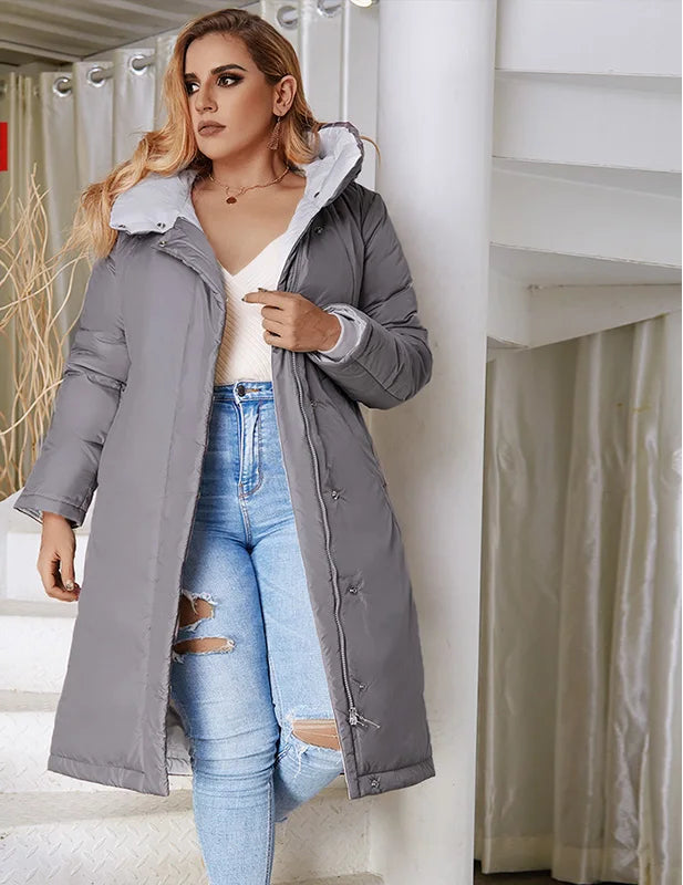 Women's Long Hooded Parka