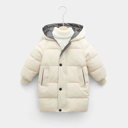 Thick Warm Cotton-Padded Parka Coats for Boys and Girls Aged 2-12: Winter Outerwear for Kids